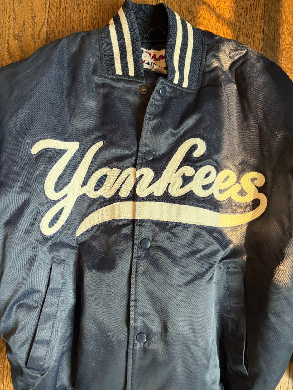 Classic Majestic Yankee Bomber Jacket - Like New - Perfect Condition.